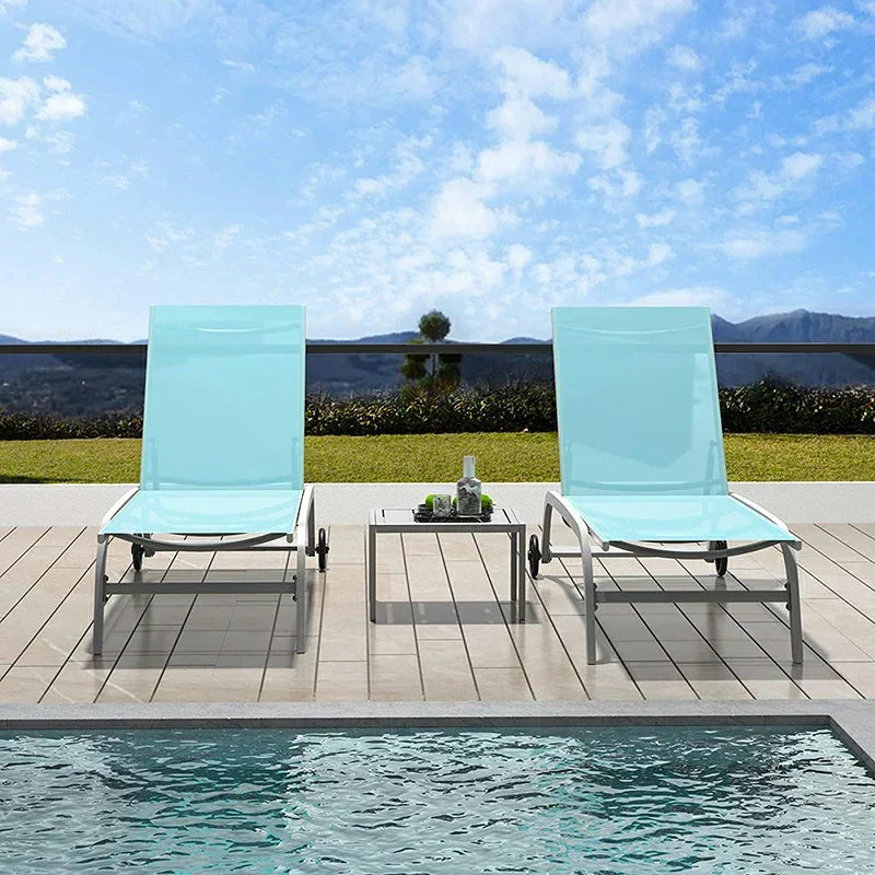 Chaise Lounge Outdoor Set - 2 Chairs