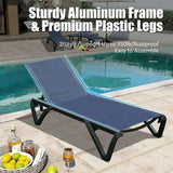 Patio Pool Lounge Chair Set (2 Chairs)