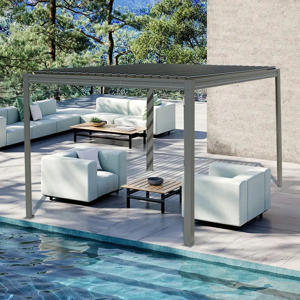 Metal Louvered Pergola