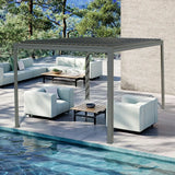 Metal Louvered Pergola