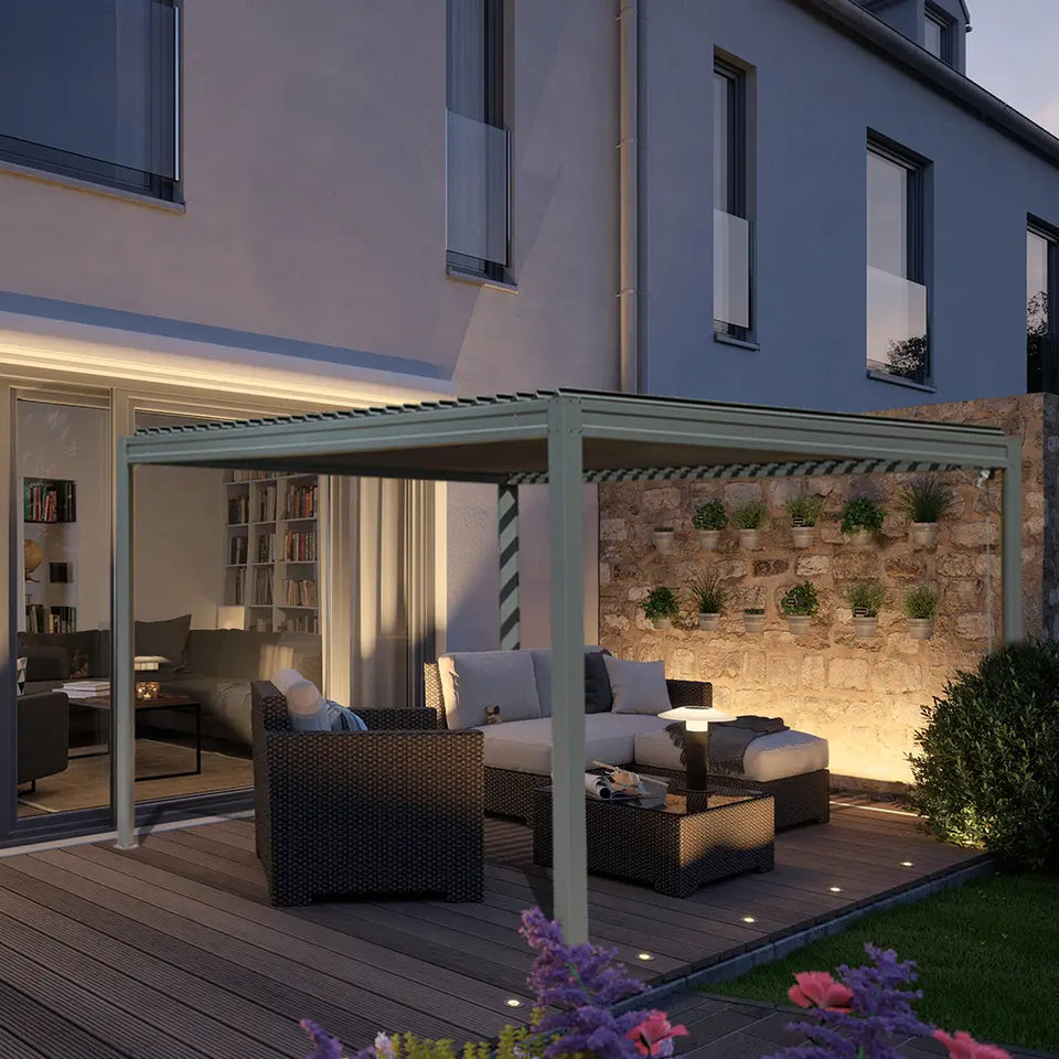 Metal Louvered Pergola