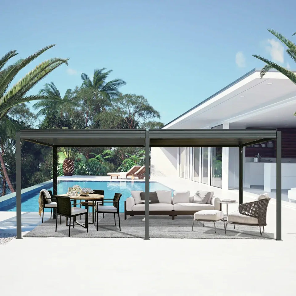Metal Louvered Pergola