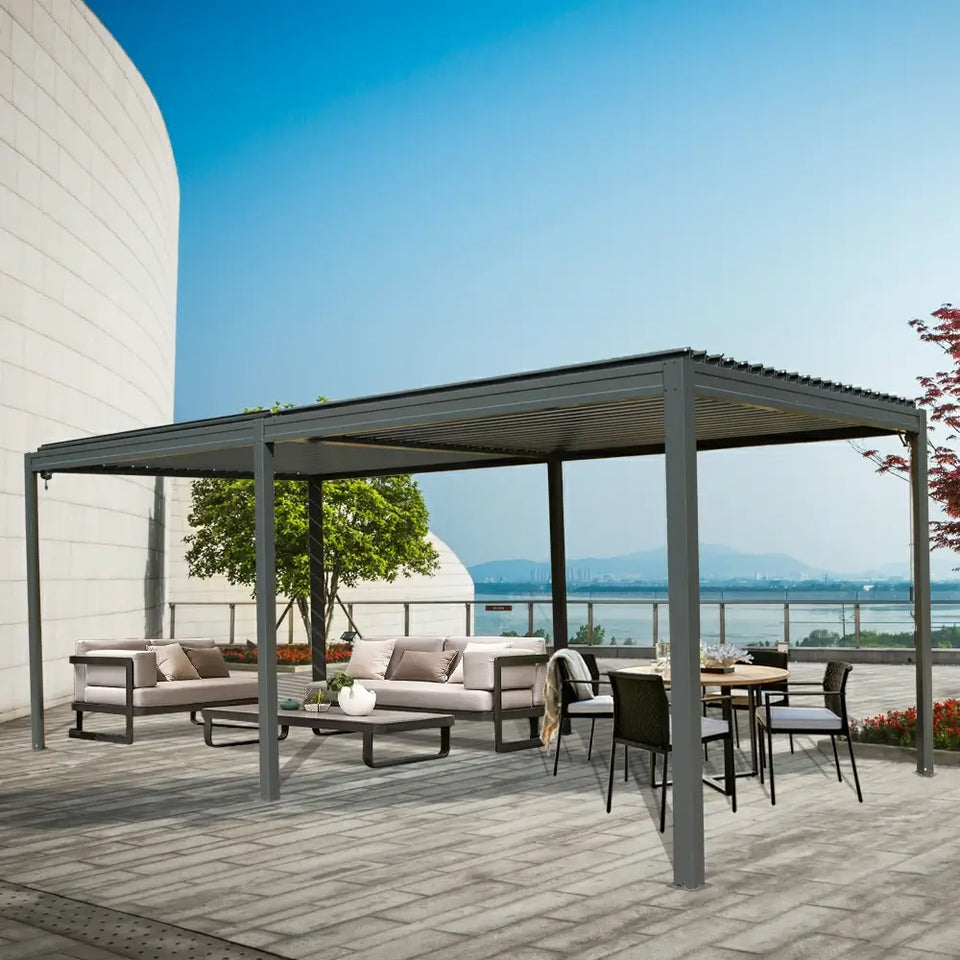 Metal Louvered Pergola
