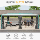 Aluminum Louvered Pergola - Gray