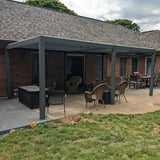 Aluminum Louvered Pergola - Gray