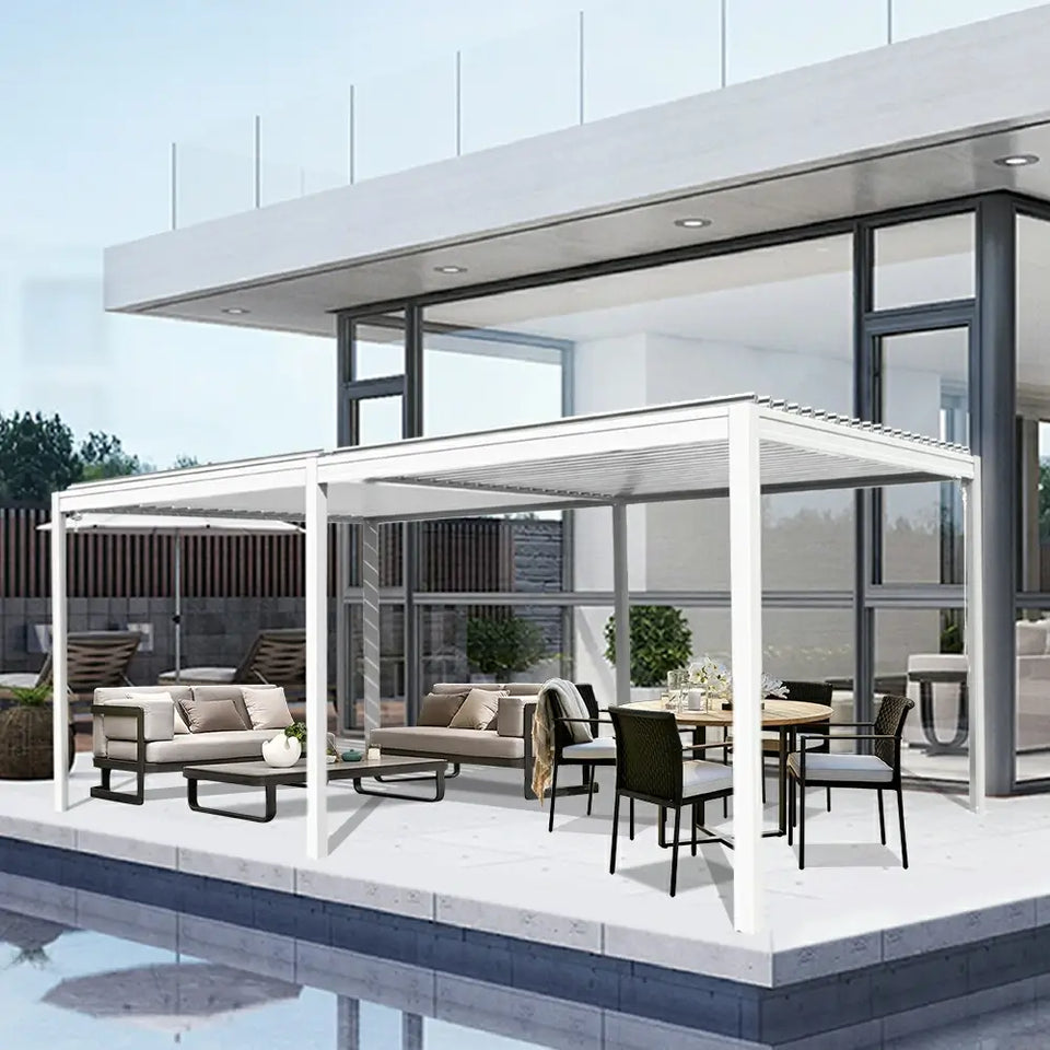 Metal Louvered Pergola