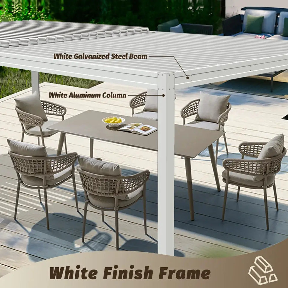 Metal Louvered Pergola