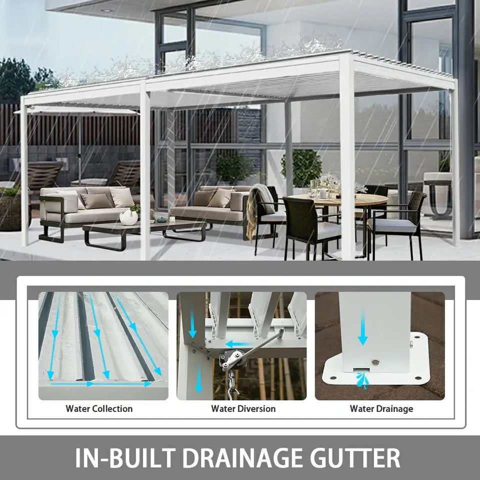 Metal Louvered Pergola