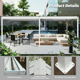 Metal Louvered Pergola