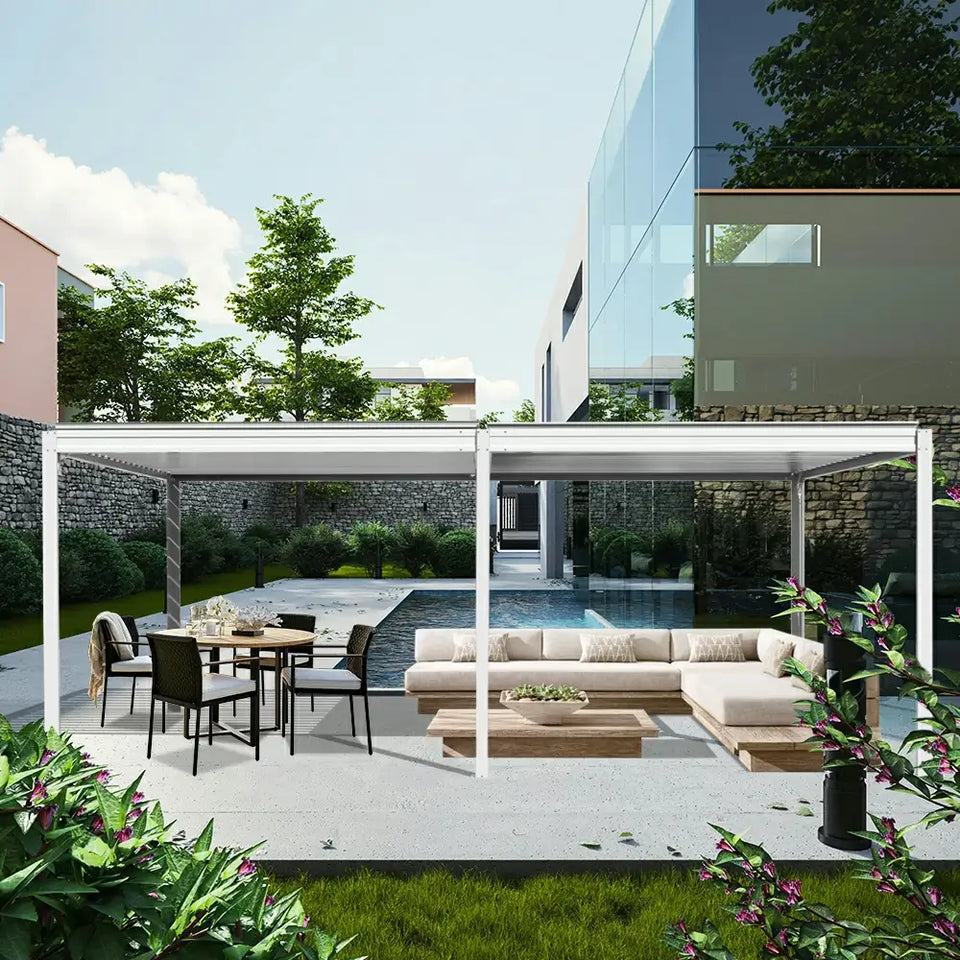 Metal Louvered Pergola