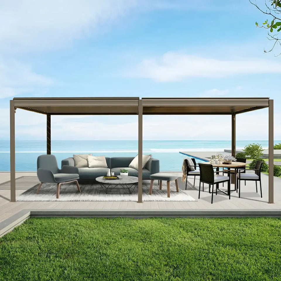 Metal Louvered Pergola