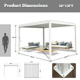 Metal Louvered Pergola