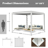 Metal Louvered Pergola