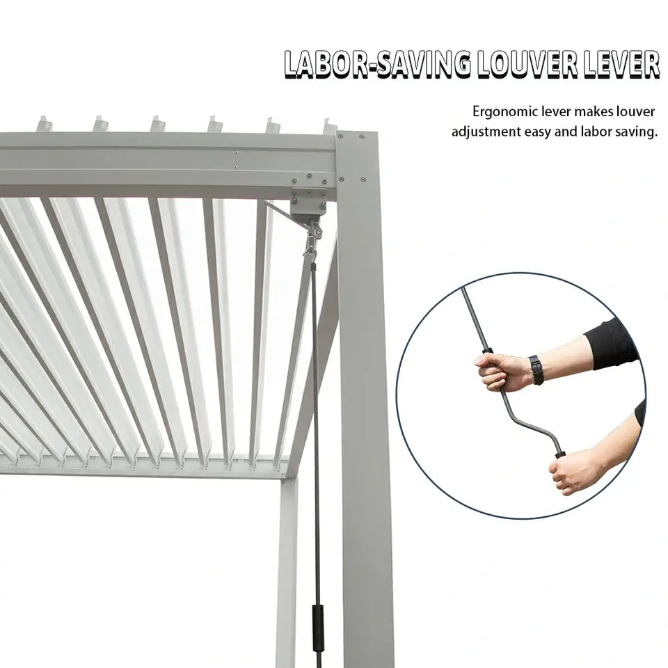 Metal Louvered Pergola
