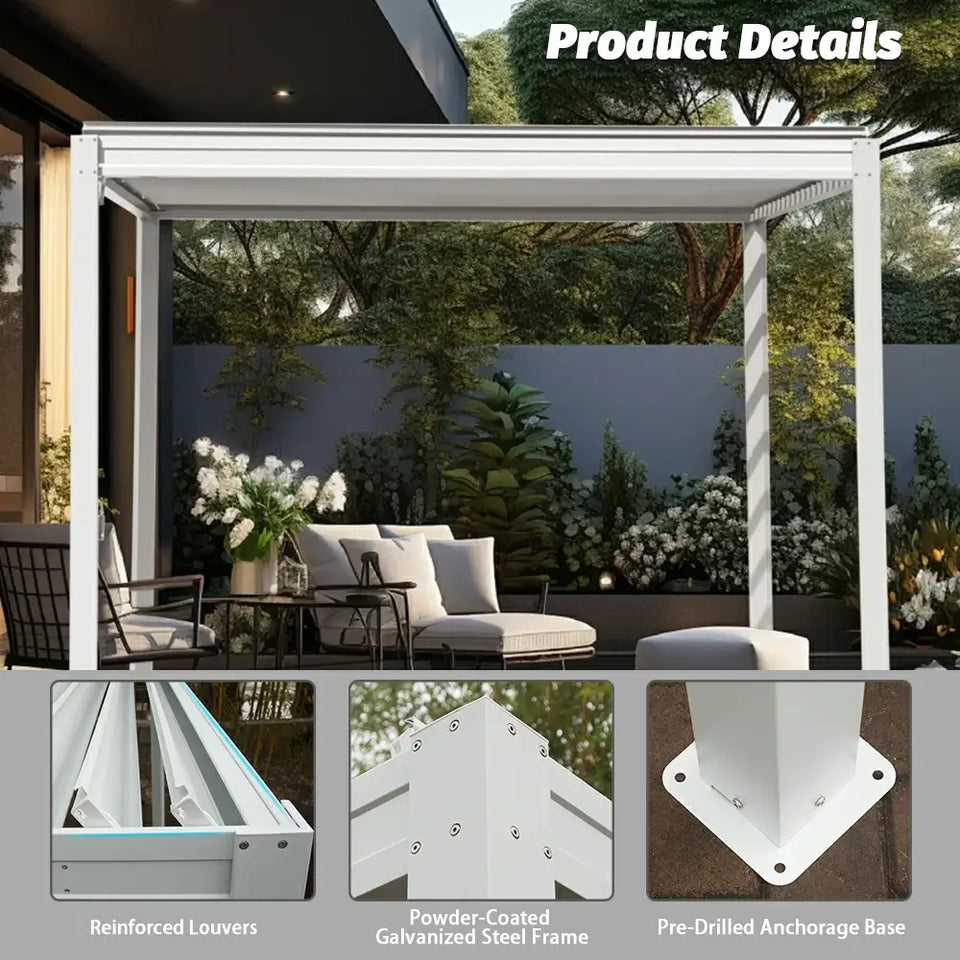 Metal Louvered Pergola