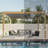Metal Louvered Pergola