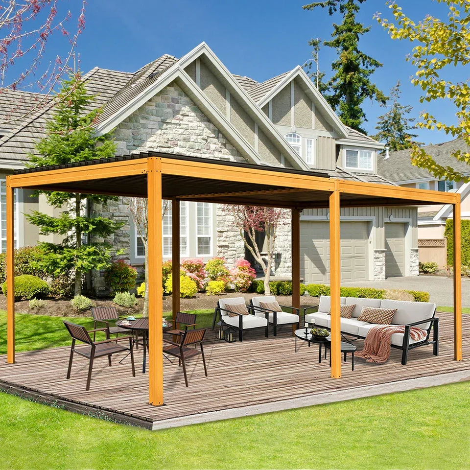 Metal Louvered Pergola