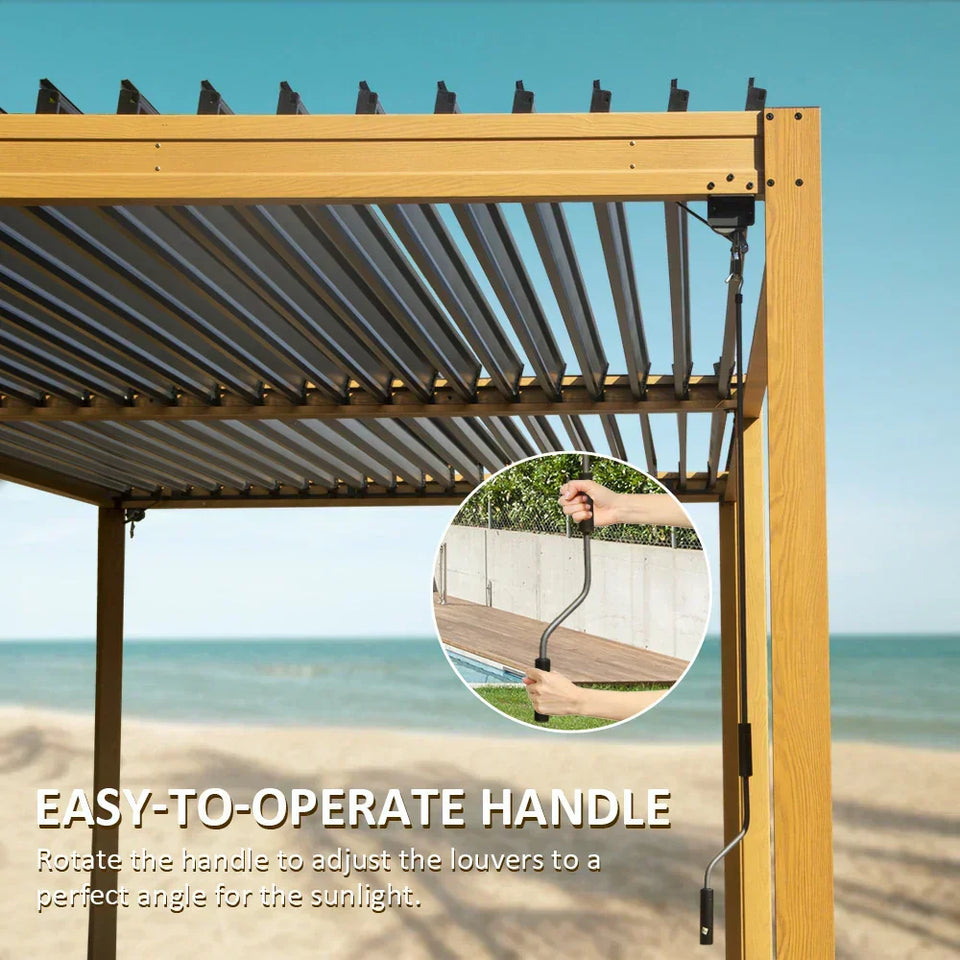 Metal Louvered Pergola