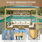 Metal Louvered Pergola