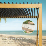 Metal Louvered Pergola