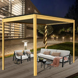 Metal Louvered Pergola