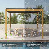 Metal Louvered Pergola