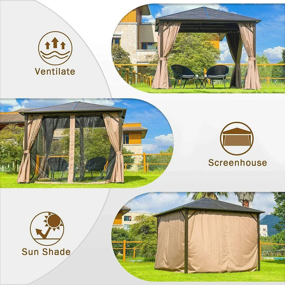 10’ X 10’ Hardtop Gazebo