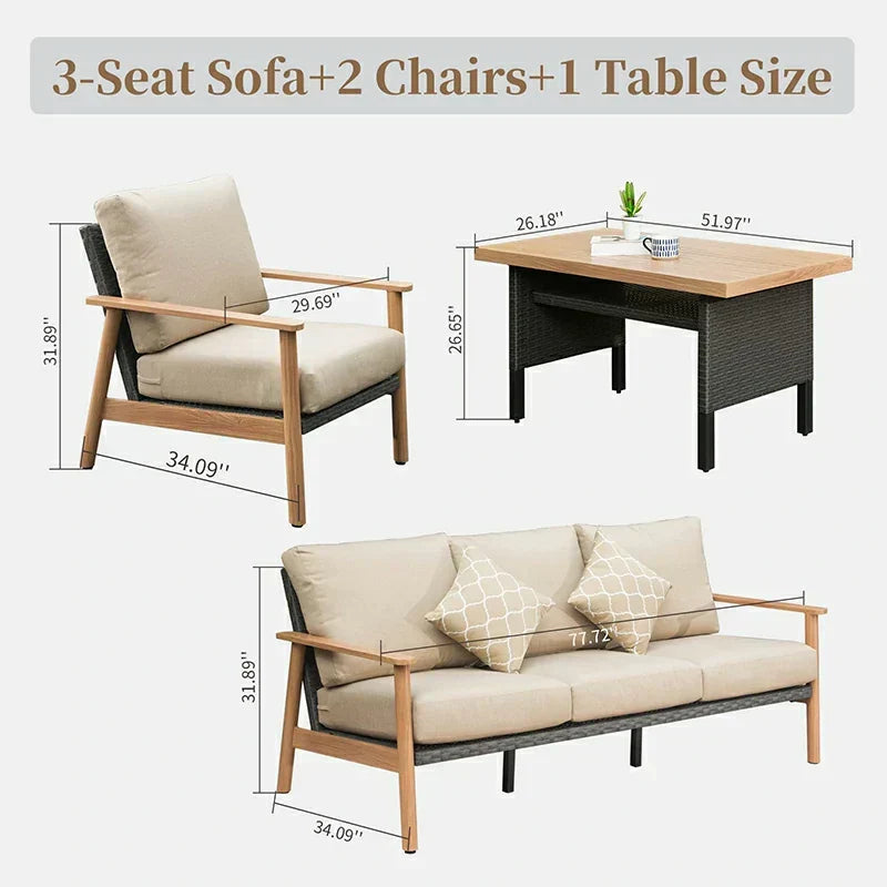 Patio Sofa Set