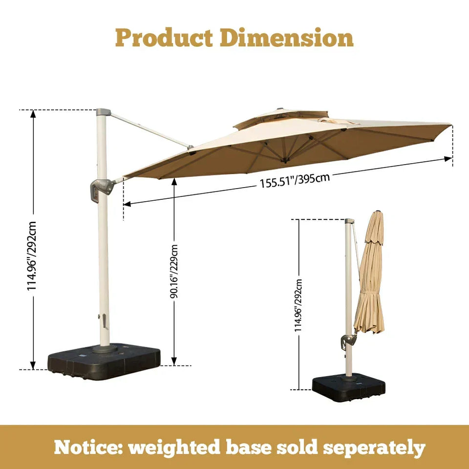 Cantilever Patio Umbrella - Round