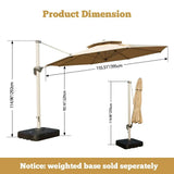 Cantilever Patio Umbrella - Round