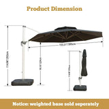Cantilever Patio Umbrella - Round