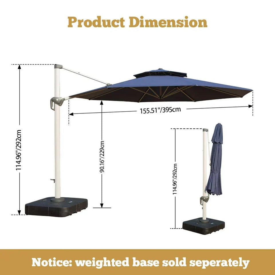 Cantilever Patio Umbrella - Round