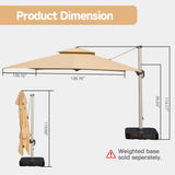 Cantilever Patio Umbrella - Square