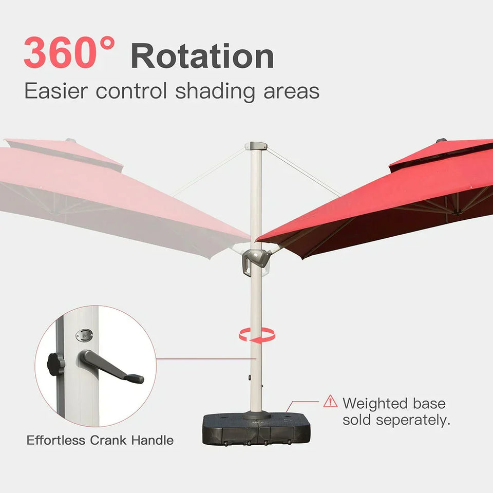 Cantilever Patio Umbrella - Square