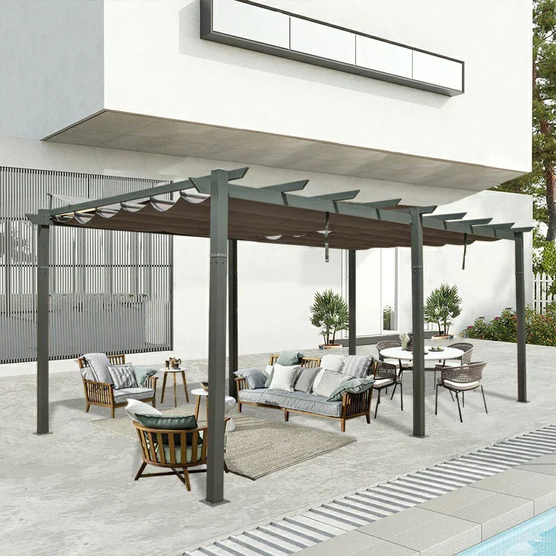 Aluminum Outdoor Retractable Pergola