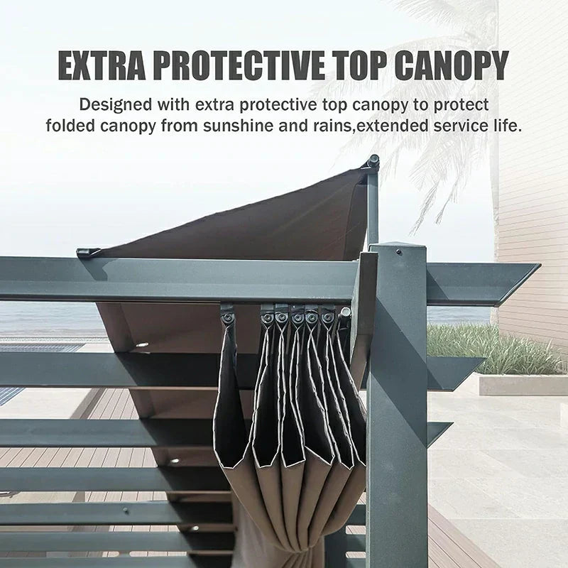 Aluminum Outdoor Retractable Pergola