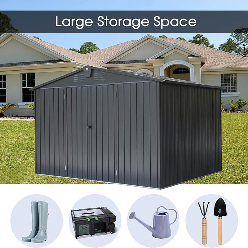 Outdoor Storage Shed Gable Roof