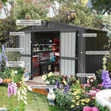 Outdoor Storage Shed Gable Roof