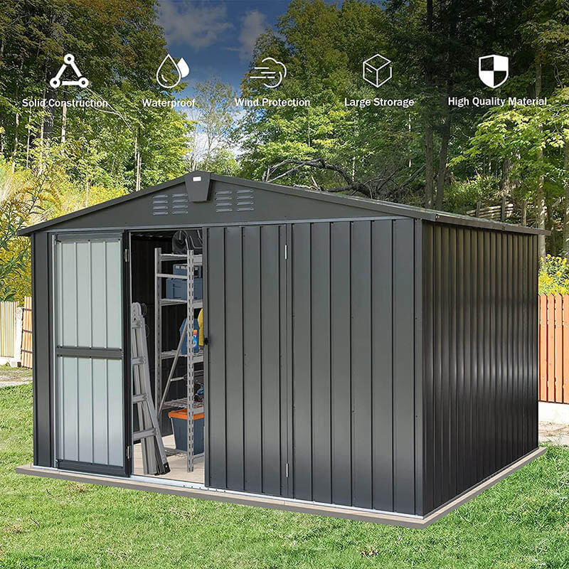 Outdoor Storage Shed Gable Roof