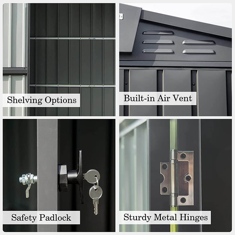 Outdoor Storage Shed Gable Roof
