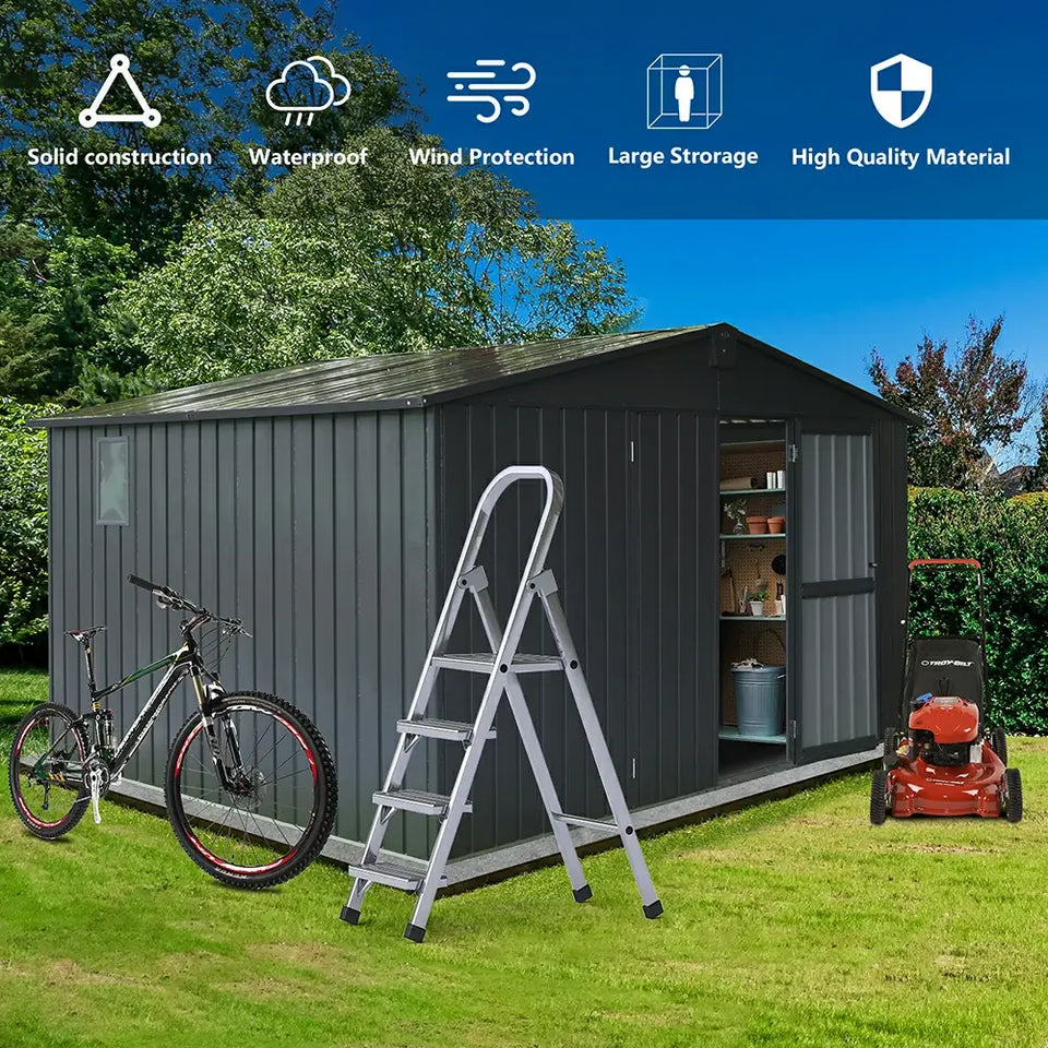 Outdoor Storage Shed Gable Roof