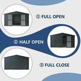 Outdoor Storage Shed Gable Roof