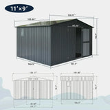 Outdoor Storage Shed Gable Roof