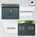 Outdoor Storage Shed Gable Roof