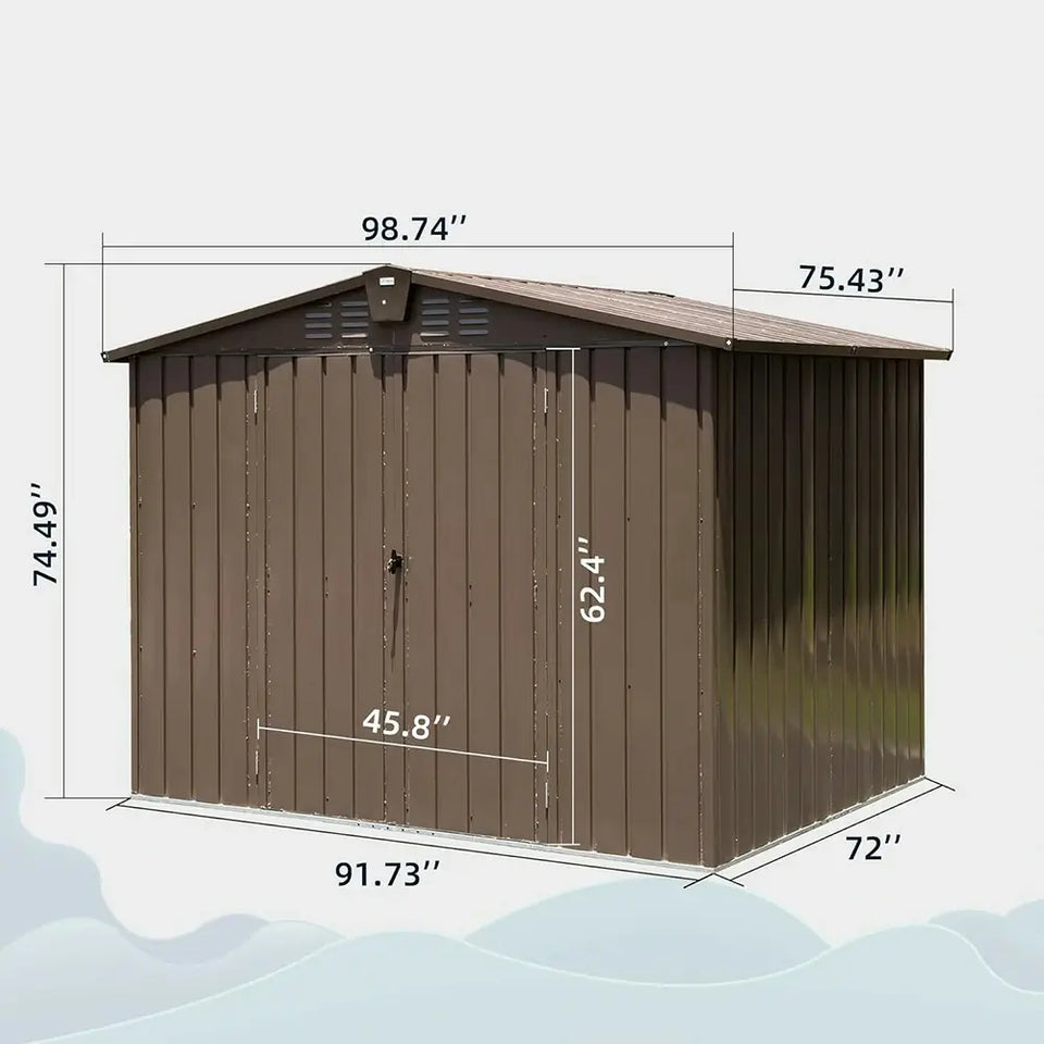 Outdoor Storage Shed Gable Roof
