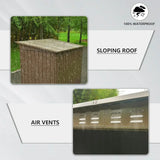 Outdoor Storage Shed Sloping Roof