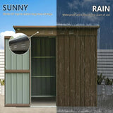 Outdoor Storage Shed Sloping Roof