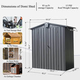 Outdoor Storage Shed Gable Roof