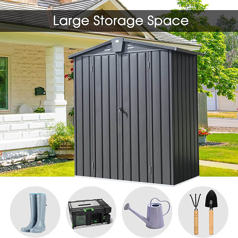 Outdoor Storage Shed Gable Roof