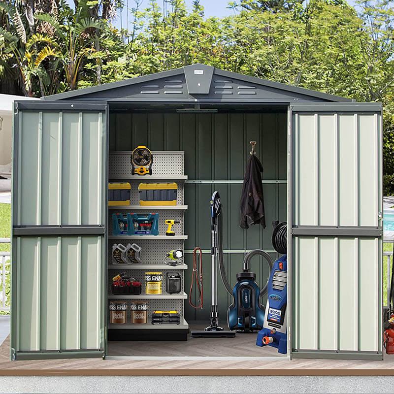 Outdoor Storage Shed Gable Roof